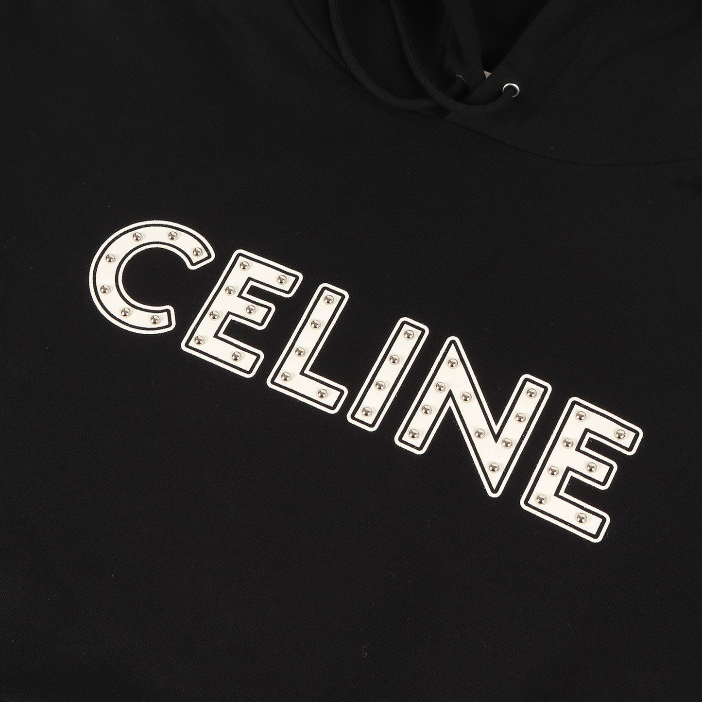 21SS スタッズ ロゴ スウェット パーカー (2Y323052H) / 裏毛