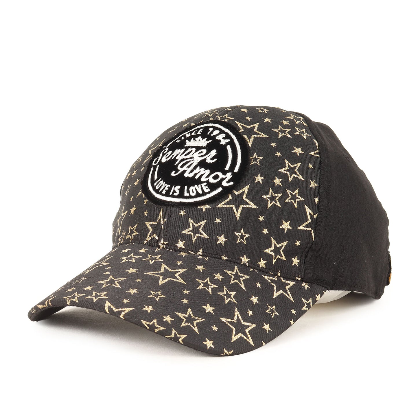 ベロア DG ロゴ パッチ スター ジャガード 6パネル キャップ (GH590Z FJM78)