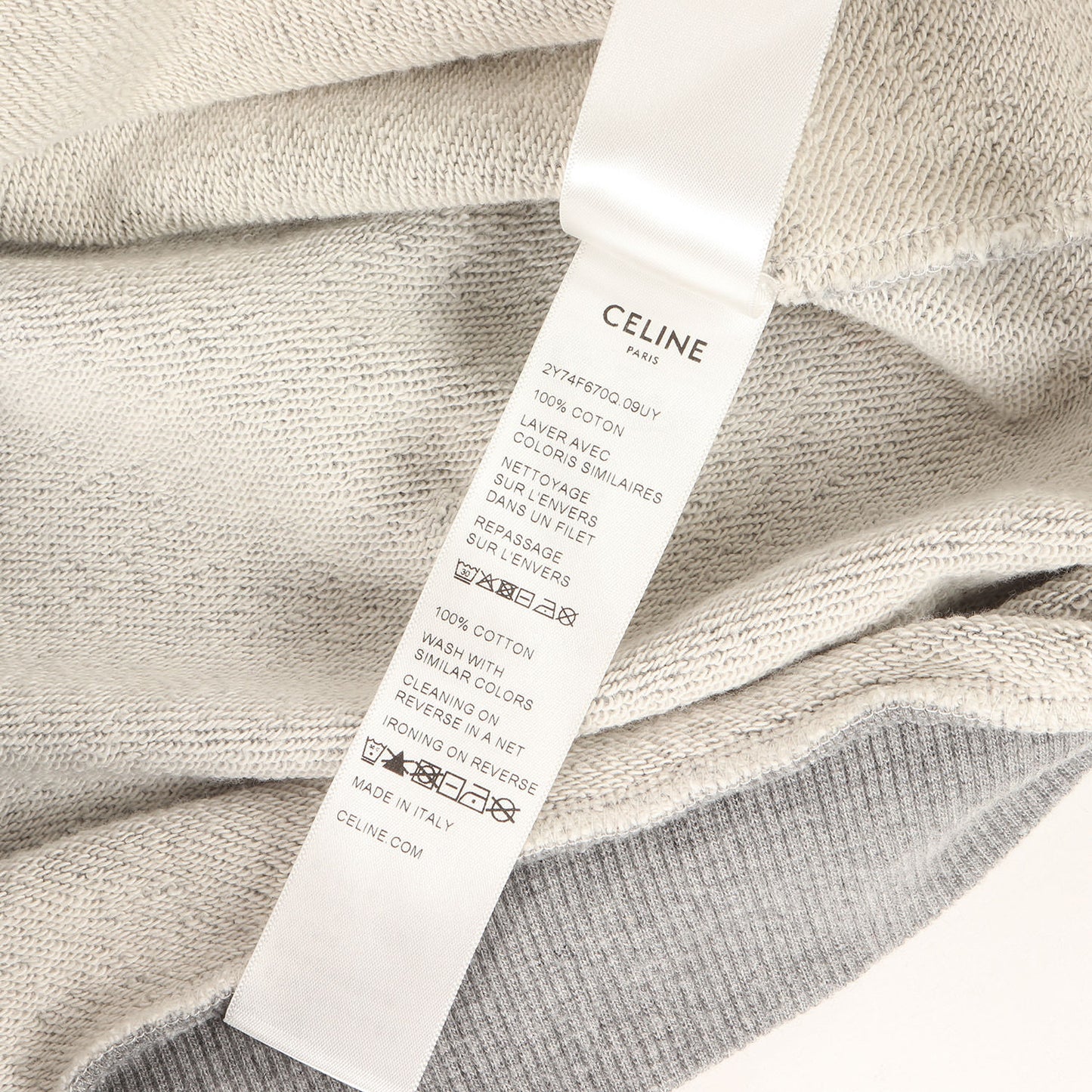 24SS ロゴ ルーズフィット スウェット (2Y74F670Q.09UY) / 裏毛