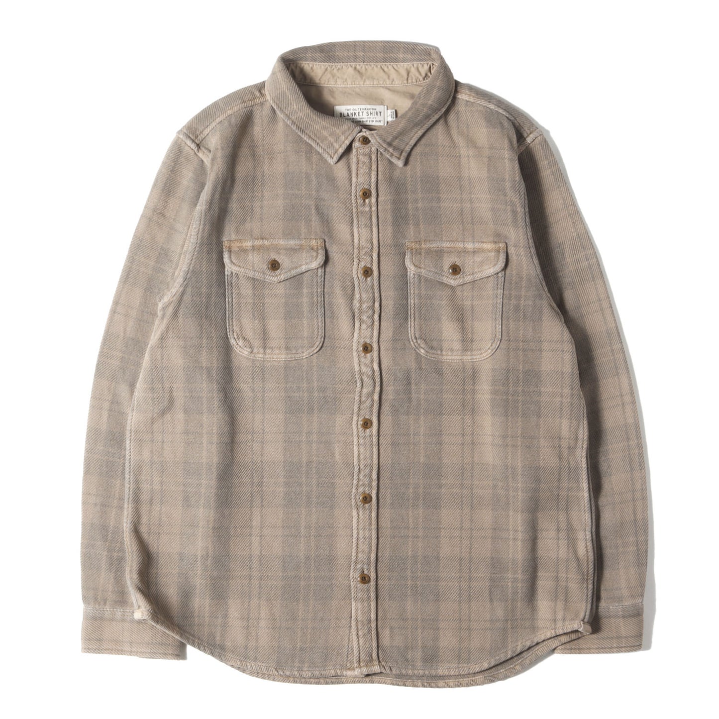 25SS チェック コットン ヘビーフランネル シャツ (BLANKET SHIRT 4120700065)