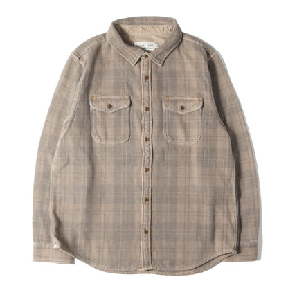 25SS チェック コットン ヘビーフランネル シャツ (BLANKET SHIRT 4120700065)