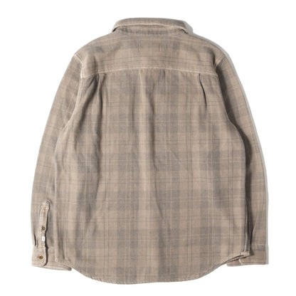 25SS チェック コットン ヘビーフランネル シャツ (BLANKET SHIRT 4120700065)