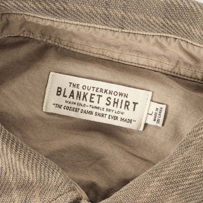 25SS チェック コットン ヘビーフランネル シャツ (BLANKET SHIRT 4120700065)