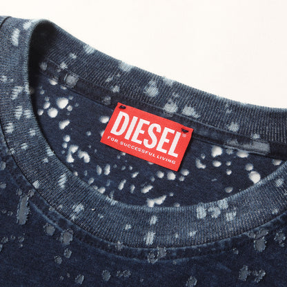 ブレーティング バーンアウト加工 ロゴ Tシャツ (T-JUST-SLITS-N15 A13303 0CLAR)