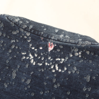 ブレーティング バーンアウト加工 ロゴ Tシャツ (T-JUST-SLITS-N15 A13303 0CLAR)