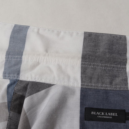 チェック リネン混 ソフトフランネル シャツ