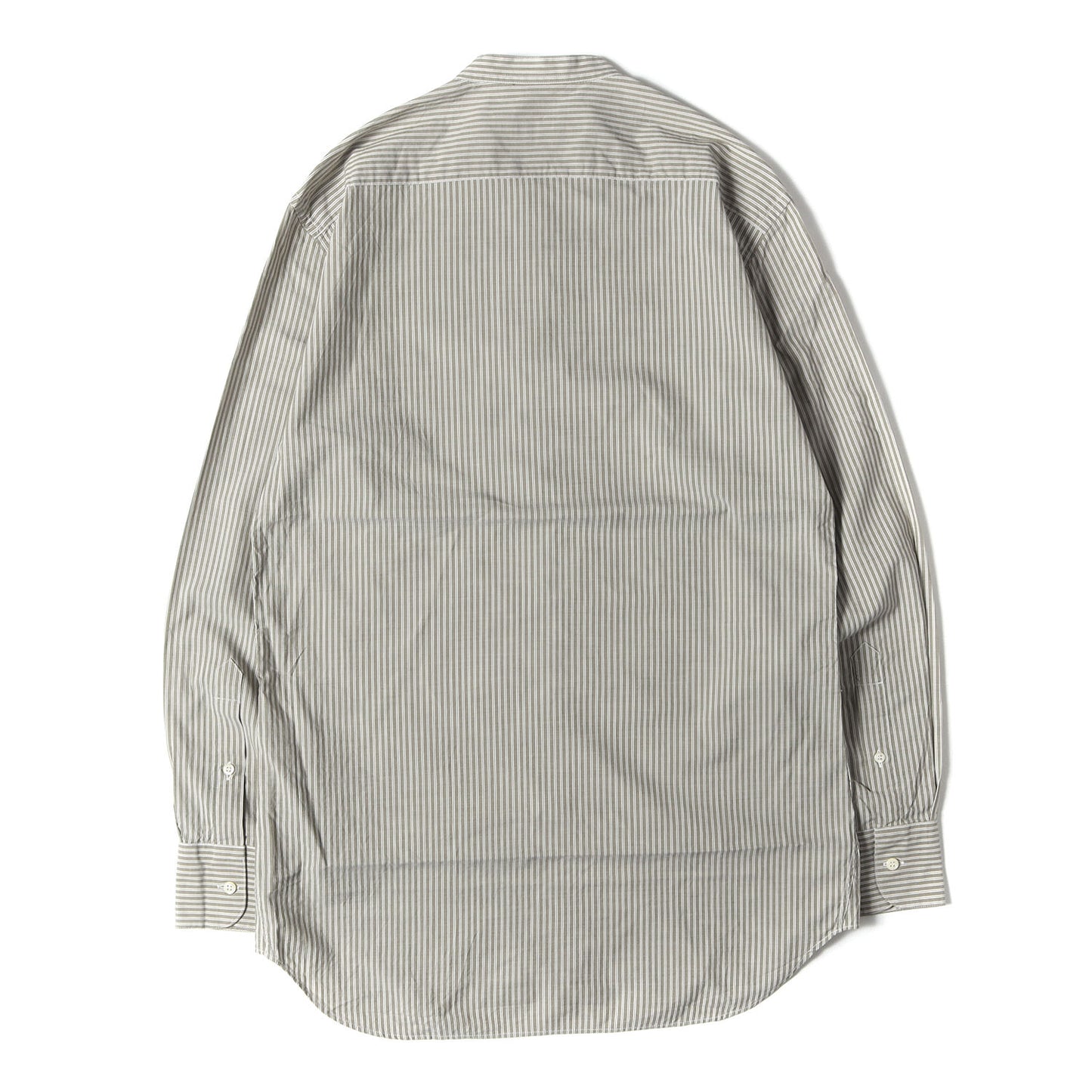ツインストライプ バンドカラー ドレス シャツ / MADE IN ITALY