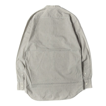 ツインストライプ バンドカラー ドレス シャツ / MADE IN ITALY