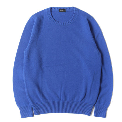 23AW 10ゲージ カシミヤ クルーネック ニット (24-15-0242-148) / MADE IN JAPAN
