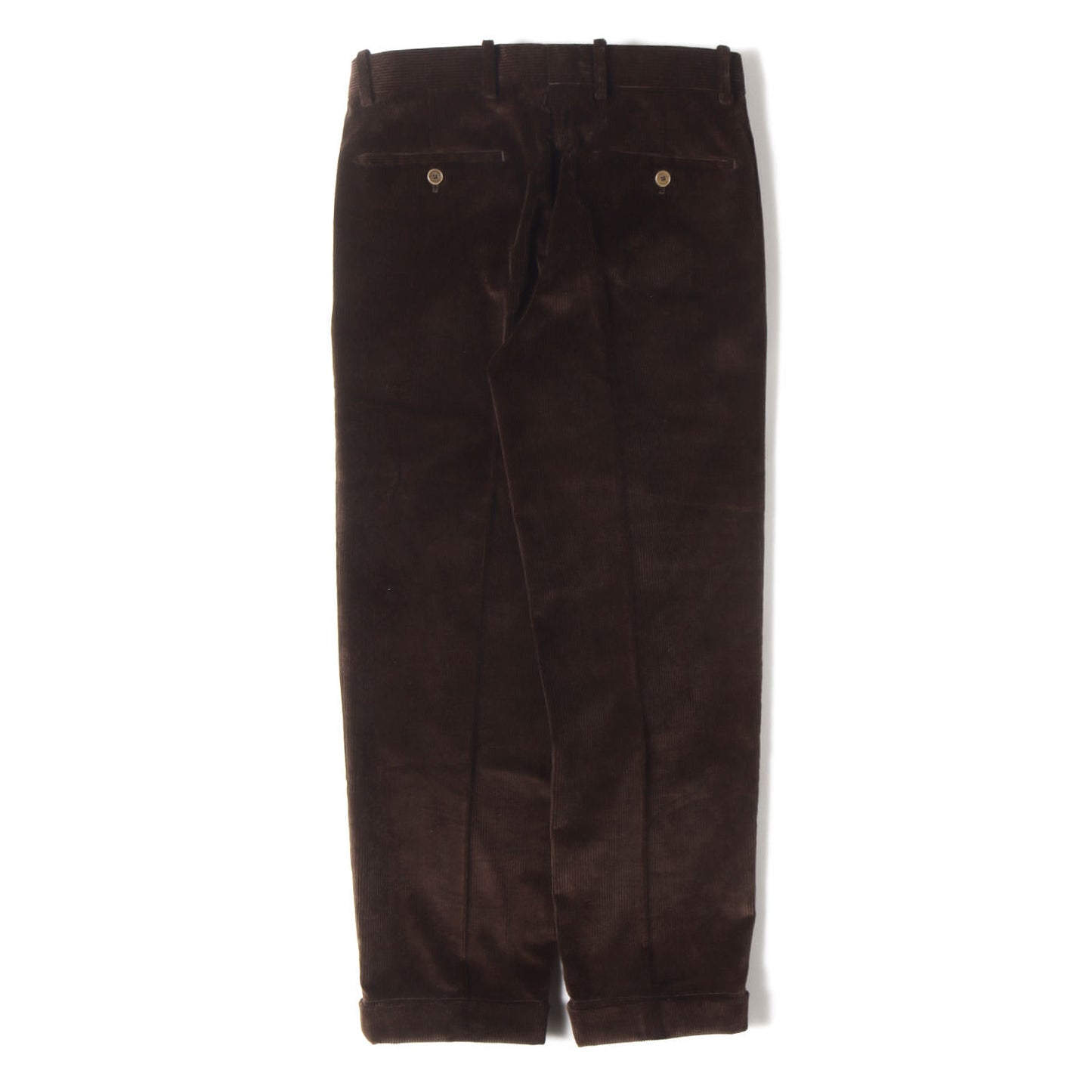 × BEAMS F ツータック コーデュロイ スラックス パンツ (BAC J 6BL 9024/039)