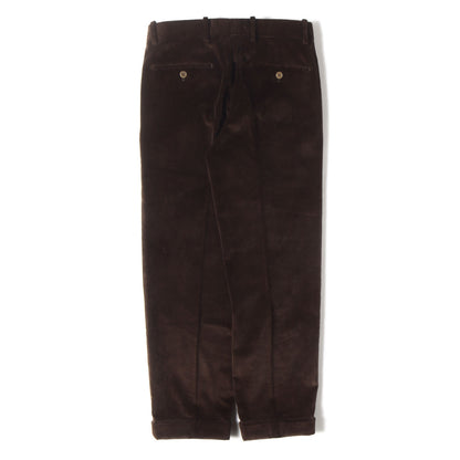 × BEAMS F ツータック コーデュロイ スラックス パンツ (BAC J 6BL 9024/039)