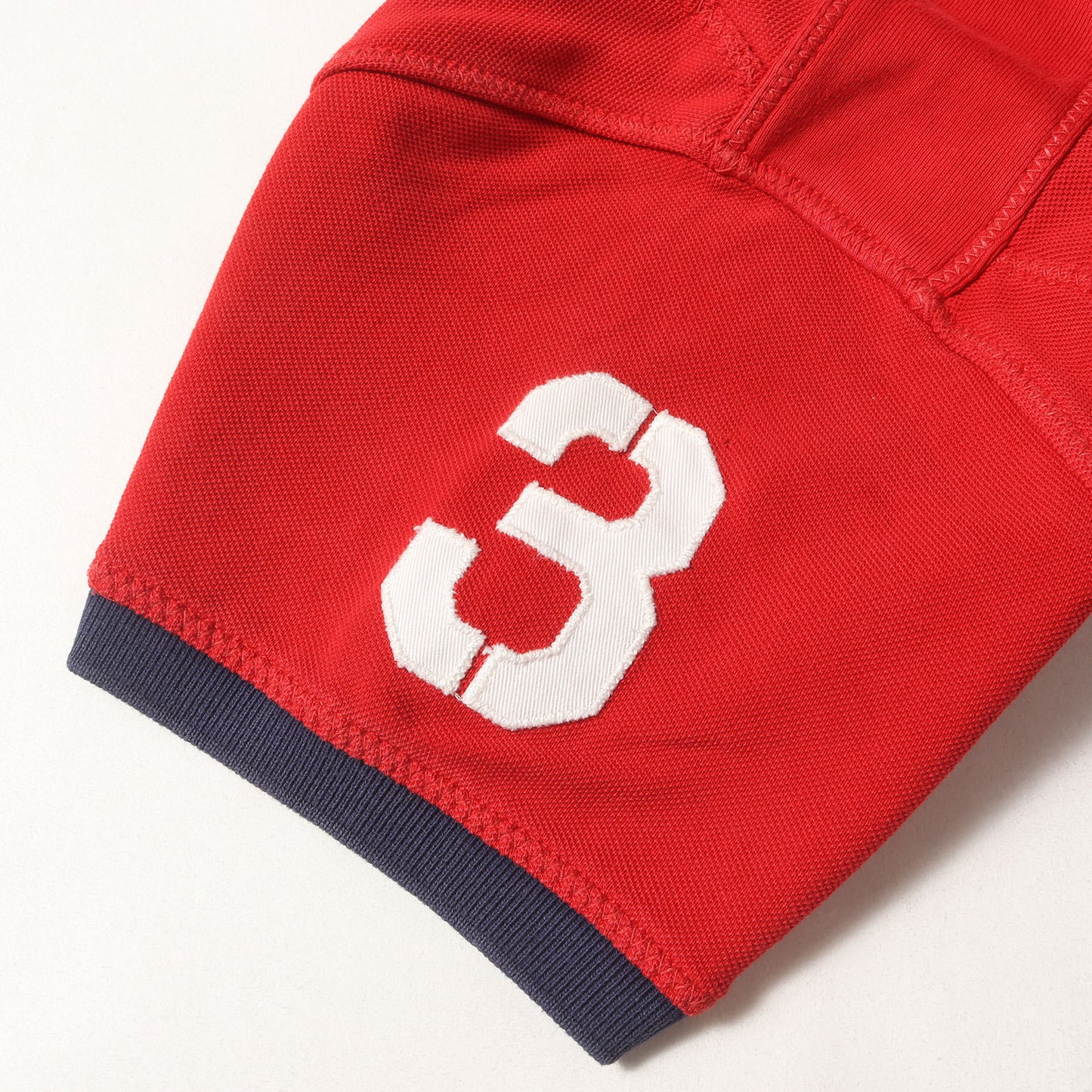 90s - 00s ビッグ ポニー刺繍 パッチワーク ピケ ポロシャツ (MNBLKNIM1A00141) / CUSTOM FIT