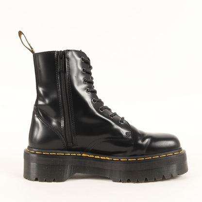 インサイドジップ スムースレザー 8ホール ブーツ (JADON 15265001)