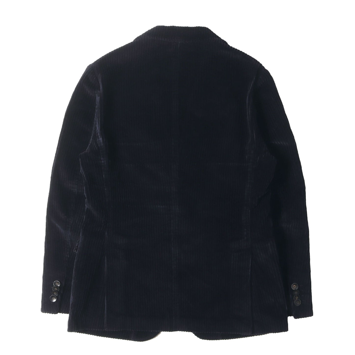 ピークドラペル ストレッチ コーデュロイ アンコン 2B テーラード ジャケット (VELVET/L J015 700) / 太畝