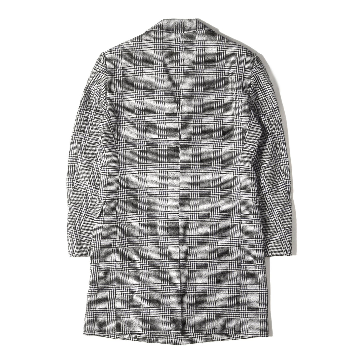 グレンチェック カシミヤ混ウール 3B チェスター コート (91-09-84-09111) / PILGLIM