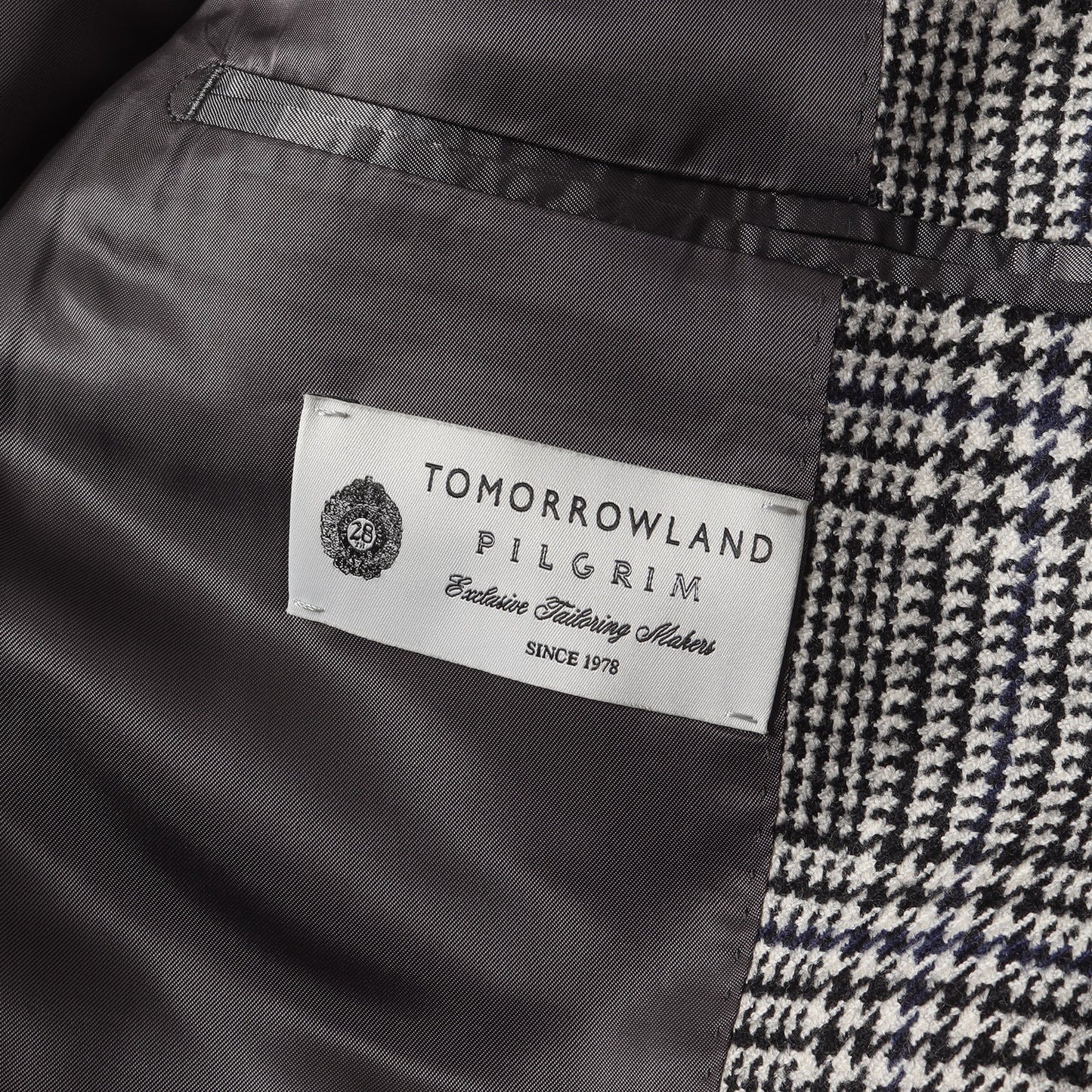 グレンチェック カシミヤ混ウール 3B チェスター コート (91-09-84-09111) / PILGLIM