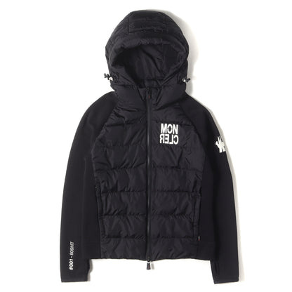 21AW ワンポイント ロゴ ジャージー コンビ フーディー ダウン ジャケット (ZIP UP CARDIGAN G20978G00007 809HT) / 裏フリース GRENOBLE