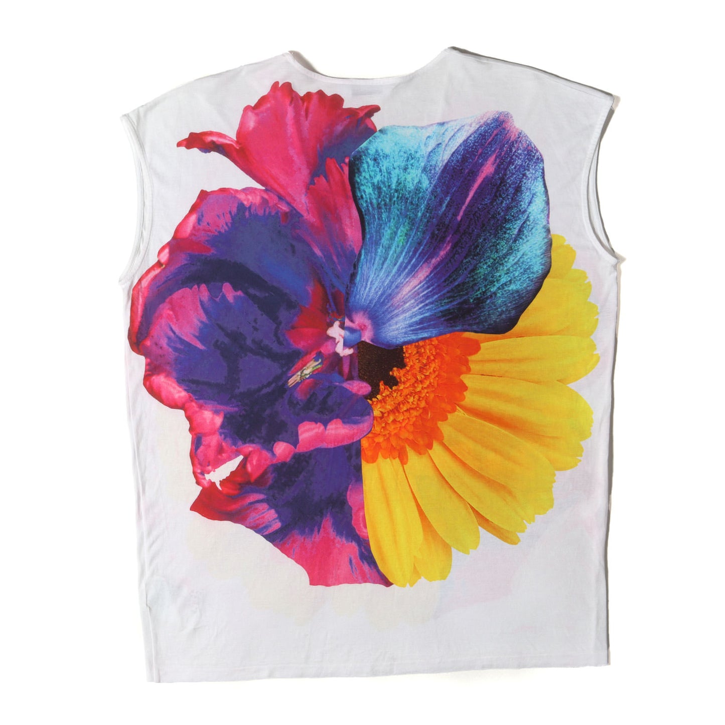 Raf Simons 期 フラワーコラージュ Uネック スリーブレス カットソー