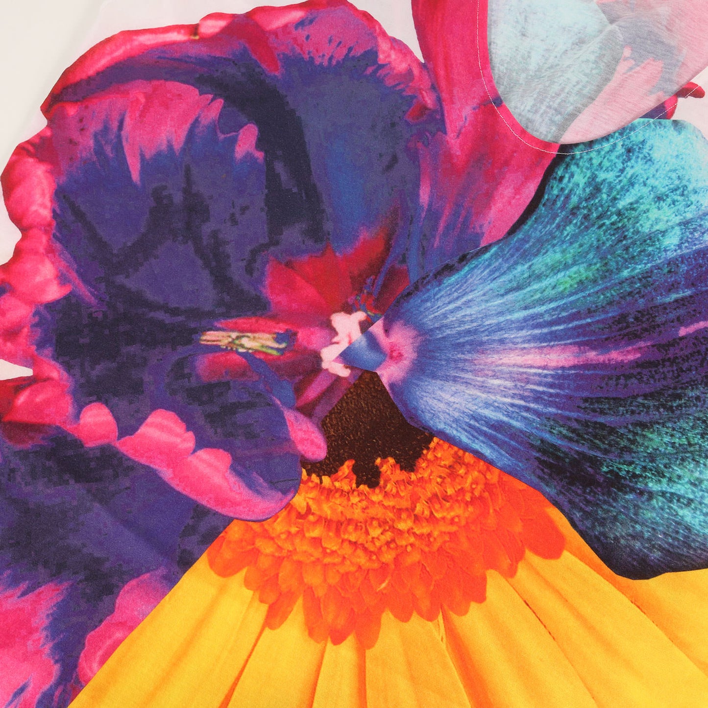 Raf Simons 期 フラワーコラージュ Uネック スリーブレス カットソー