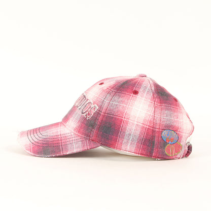 25AW チェック ロゴ キャップ ( FN-UX-HATS000335)