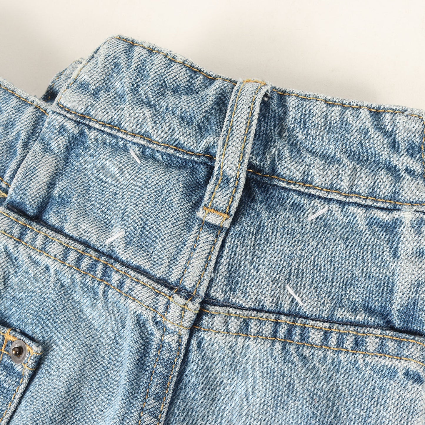 25SS 解体再構築 ワイド フレア デニム パンツ (BIAS CUT WIDE FLARE DENIM PANTS S51LA0133 S30496) / MARGIELA1 MARGIELA10