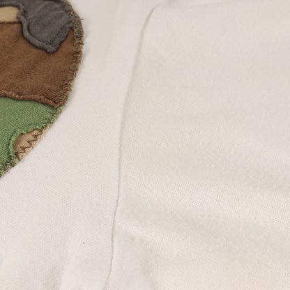 パッチワーク eye ロゴ 刺繍 Tシャツ