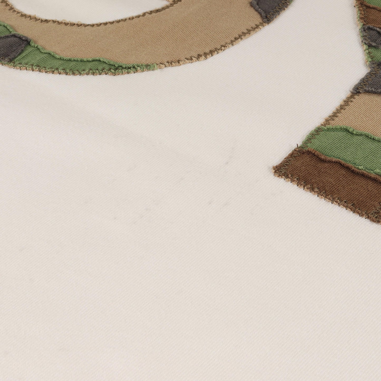 パッチワーク eye ロゴ 刺繍 Tシャツ