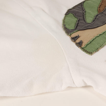 パッチワーク eye ロゴ 刺繍 Tシャツ