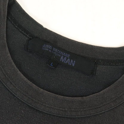 エンブレム ロゴ バインダーネック Tシャツ (WM-T026)