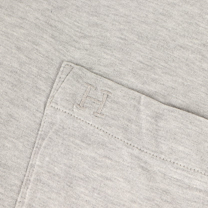 Hロゴ 刺繍 ポケット Tシャツ