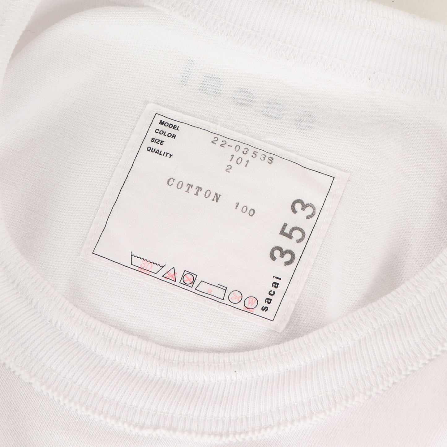 22SS グラフィック ロゴ Tシャツ (S cai T-SHIRT 22-0353S)