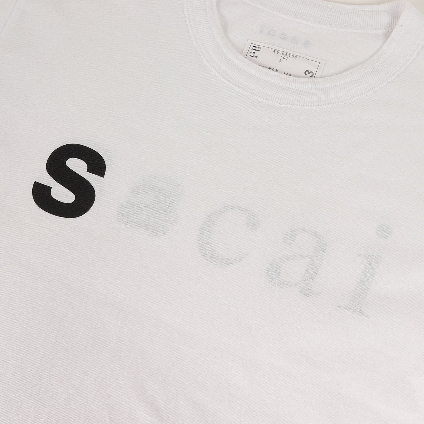 22SS グラフィック ロゴ Tシャツ (S cai T-SHIRT 22-0353S)