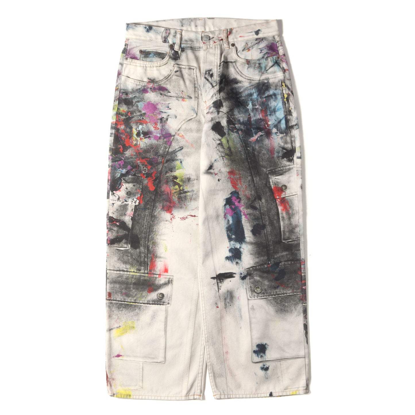 25AW 転写プリント ルーズフィット デニム パンツ (LOOSE FIT JEANS 1981 FN-UX-TROU000045)