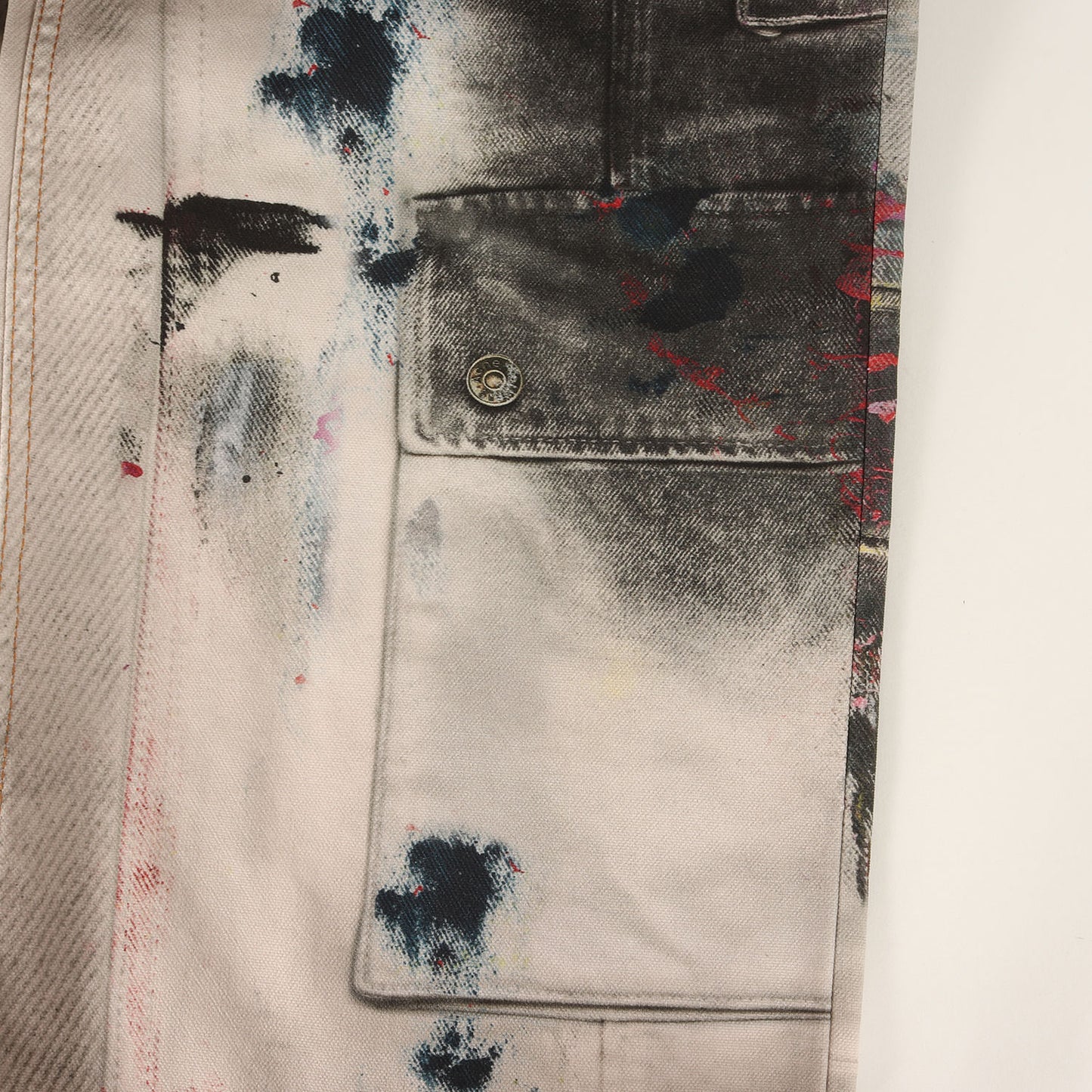 25AW 転写プリント ルーズフィット デニム パンツ (LOOSE FIT JEANS 1981 FN-UX-TROU000045)