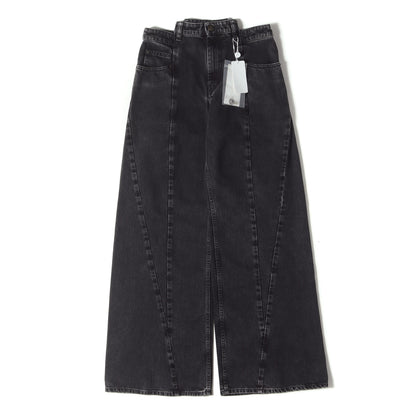25SS 解体再構築 ワイド フレア デニム パンツ (BIAS CUT WIDE FLARE DENIM PANTS S51LA0133 S30496) / MARGIELA1 MARGIELA10