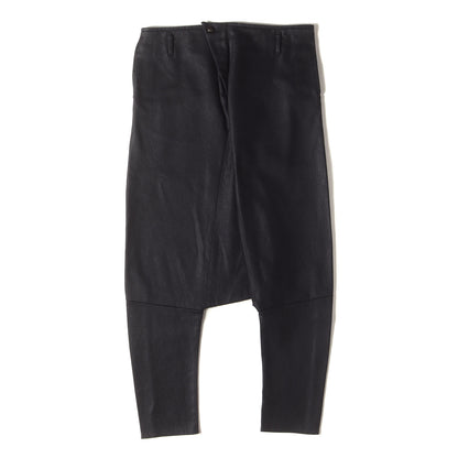 コーティング ストレッチ デニム サルエル パンツ / MADE IN ITALY
