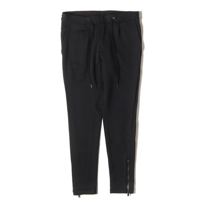 ワンタック コットンナイロン スウェット ジャージー イージー パンツ (SKINNY JERSEY PANTS 1071920013) / 裏毛 グロスリッチ