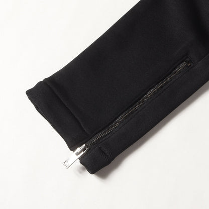 ワンタック コットンナイロン スウェット ジャージー イージー パンツ (SKINNY JERSEY PANTS 1071920013) / 裏毛 グロスリッチ