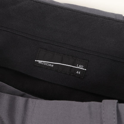 ワンタック テーパード ウール トラウザー スラックス パンツ (2112-561)