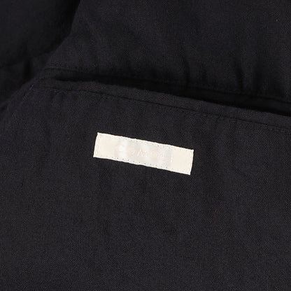 ピークドラペル リネンウール ダブルブレスト 6B テーラード ジャケット (I01-01002)