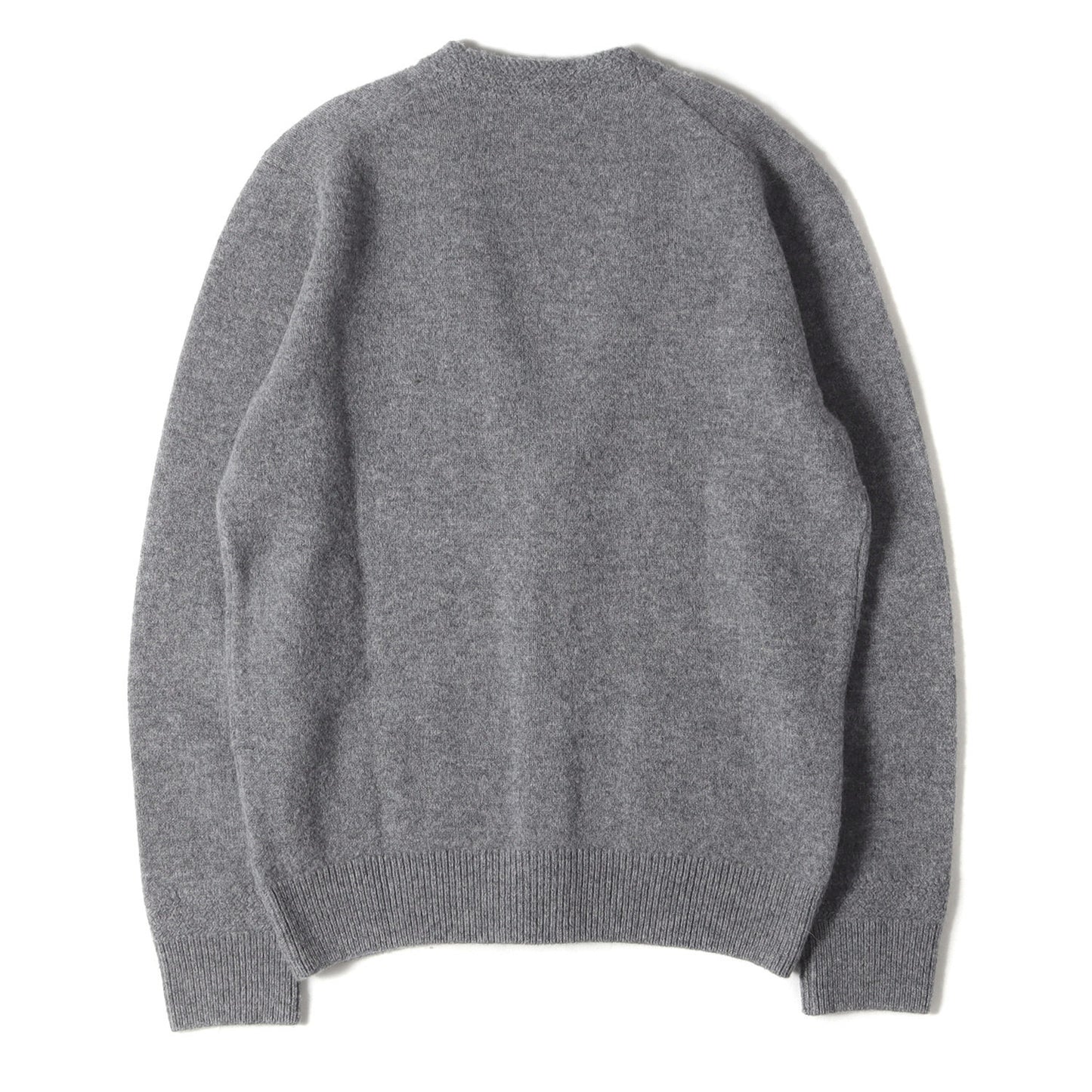 ワンポイント 刺繍 ウール ニット Vネック カーディガン (DM00514KT1014)