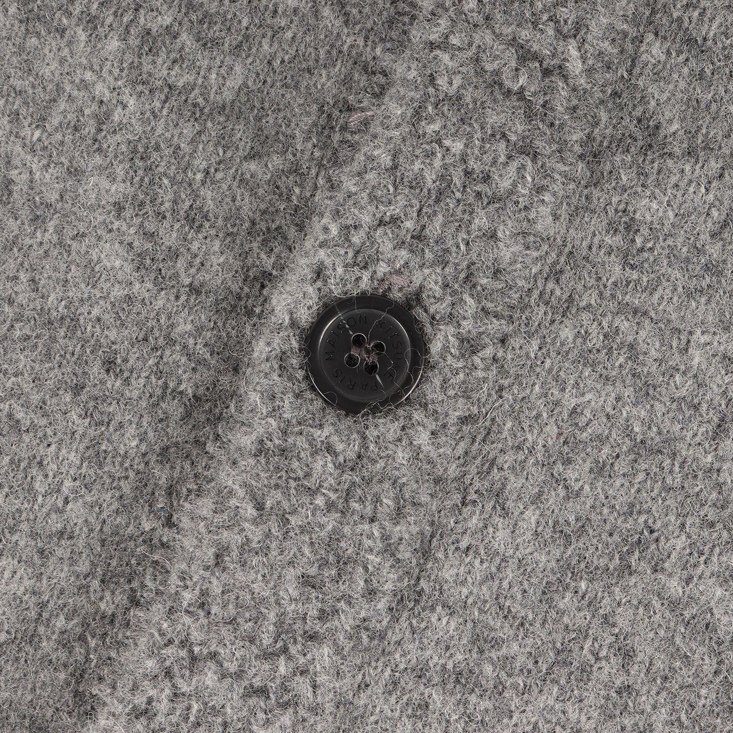 ワンポイント 刺繍 ウール ニット Vネック カーディガン (DM00514KT1014)