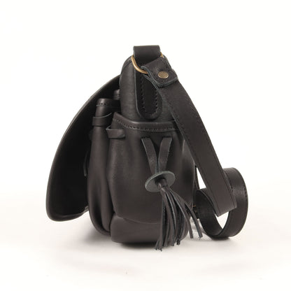 フラップ レザー ショルダー バッグ (CITY No.2) / MADE IN FRANCE