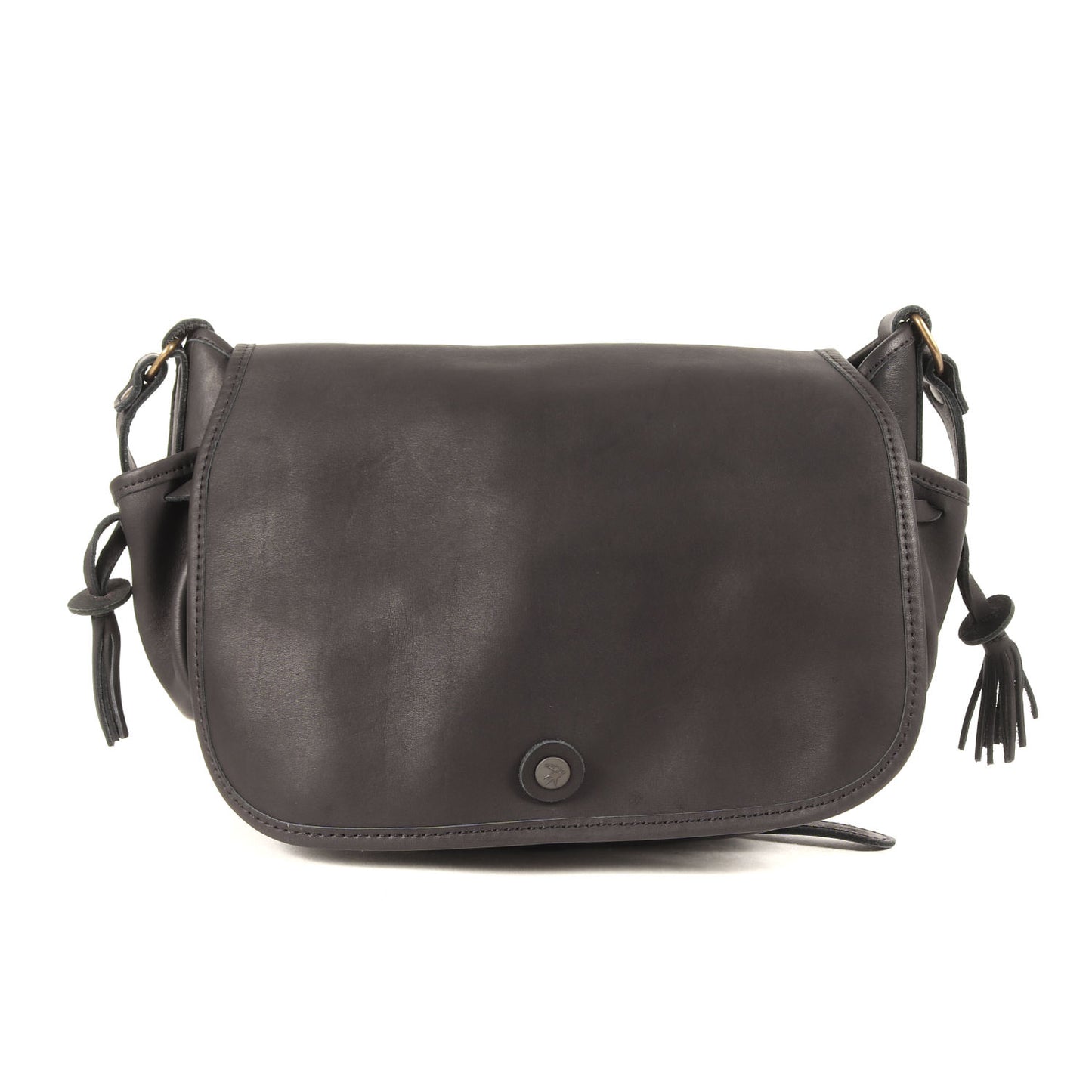 フラップ レザー ショルダー バッグ (CITY No.2) / MADE IN FRANCE