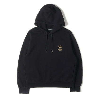 現行モデル クラウン BEE 刺繍 スウェット ジャージー パーカー (Cotton jersey hoodie with embroidery G9VC8Z HU7H9)