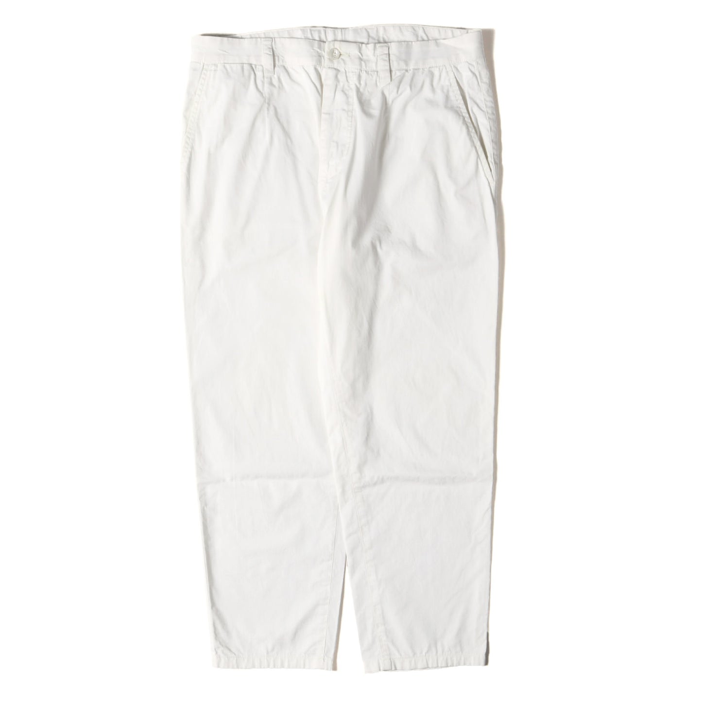 ワンタック ストレッチ コットン ワークパンツ (GY74ET FUFGC) / ジッパーフライ