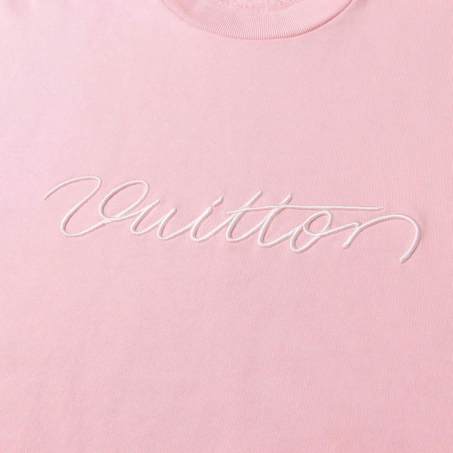 25AW エンブロイダリー コットンクルーネック スウェット (RM252MV FWC HTY09W) / 裏毛