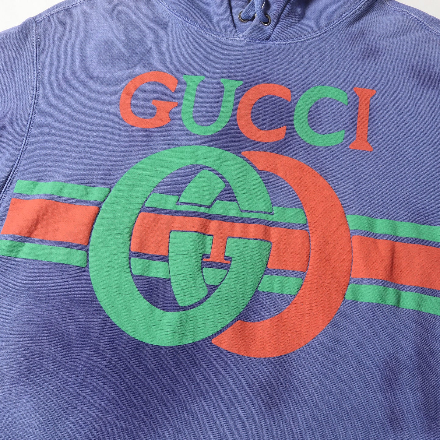 ヴィンテージ加工 インターロッキングG スウェット パーカー (569828 XJA46) / 裏毛