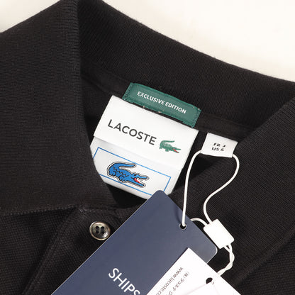 50周年記念 25SS ×SHIPS ワニ刺繍 鹿の子 ドロップテイル ポロシャツ(PH036J)