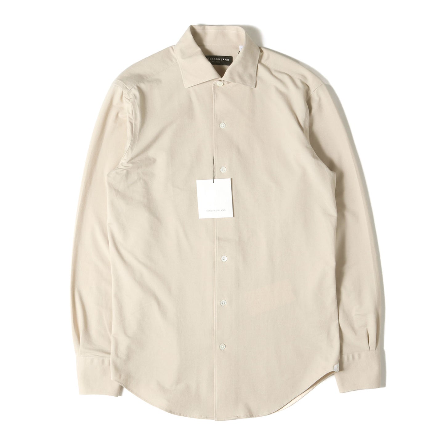 24AW ループ ボタンダウン ポリコットン ジャージー ドレス シャツ (61-01-45-01701) / MADE IN JAPAN